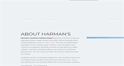 Desktop Screenshot of harmanscollision.com